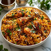 دجاج بيرياني