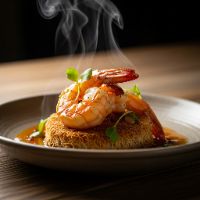 Kunafa Prawns